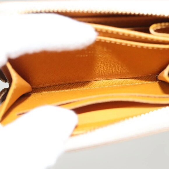 LOUIS VUITTON Monogram Monopanam Zippy Coin Purse Beige M82691 LV Auth 115227M - Picture 13 of 16